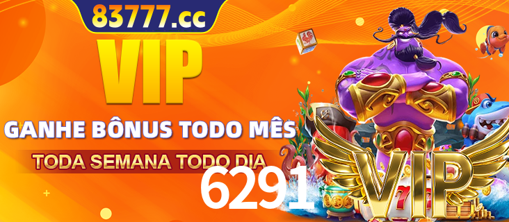 Banner promocional do 6291 oferecendo 100% de recompensas adicionais contínuas para quem fizer o login diário (Daily sign-in), com um mascote de coelho.
